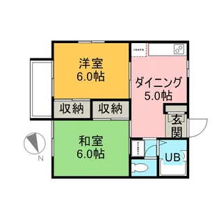 ガーデンコート【0101号室】の間取り