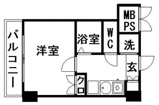 エクセリア上野毛【2階】の間取り