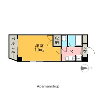 渡邊ビル【6階】の間取り