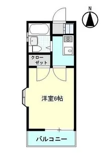 サウスタウン242【1階】の間取り