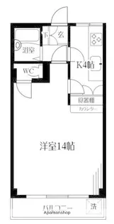 クラウディⅡ【1階】の間取り