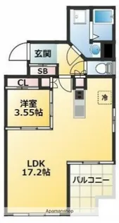 東京都杉並区阿佐谷南3丁目【マンション】の間取り