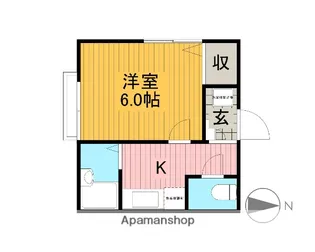 ソレジオ【1階】の間取り