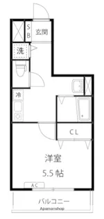 東京都武蔵野市中町2丁目【マンション】の間取り
