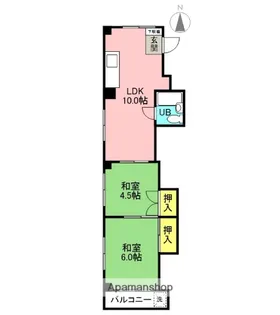 パークスクエア【4階】の間取り