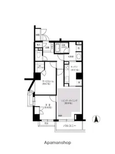 東京都三鷹市下連雀3丁目【マンション】の間取り