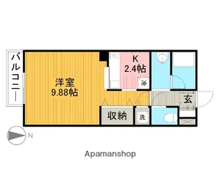シャルマンハイツⅡ【2階】の間取り