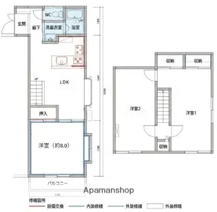 ベル・アヴェニュー【2階】の間取り