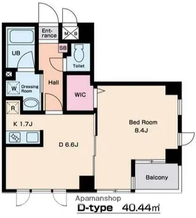 プレジールS【3階】の間取り