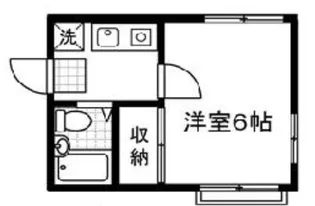 依田ハイツ【1階】の間取り