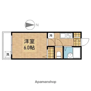 1Kの間取り画像