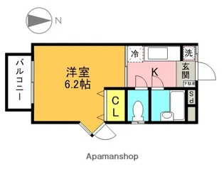 アミアンイズミ【1階】の間取り