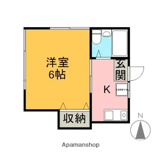 ハイムシオン【1階】の間取り