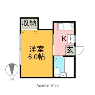 ハイムシオン【2階】の間取り