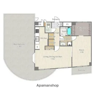 エクセル東小金井【3階】の間取り
