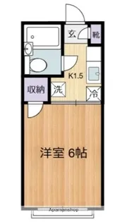 リュ・プラタン【2階】の間取り