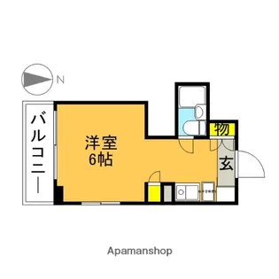 プリンセスコート赤堤【2階】の間取り