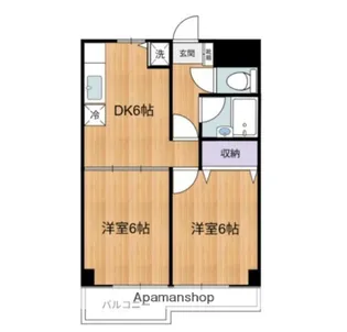 コーポフローラ【3階】の間取り