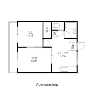 レイクサイド善福寺【2階】の間取り