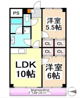 アルパイン松原【2階】の間取り