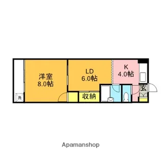 アビテ・サンパティック【1階】の間取り
