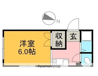 カーサデ藤原【2階】の間取り