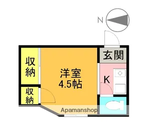 西三協マンション【3階】の間取り