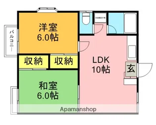 いちょうはいむ【2階】の間取り
