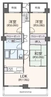 コートハウス千歳船橋【8階】の間取り