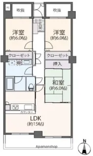 コートハウス千歳船橋【3階】の間取り