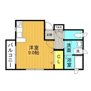 東京都武蔵野市吉祥寺東町3丁目【アパート】の間取り