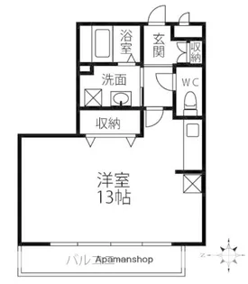 東京都杉並区井草2丁目【アパート】の間取り