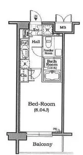 レジディア用賀【2階】の間取り
