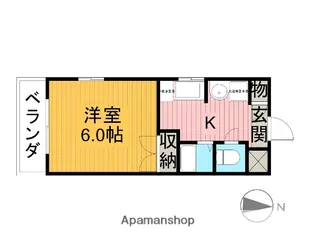 東京都武蔵野市境2丁目【マンション】の間取り