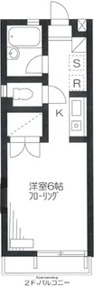 サザンM【202号室】の間取り