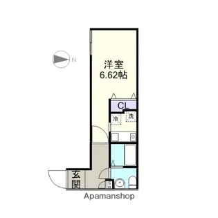 ZESTY豪徳寺【1階】の間取り