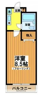 カオパレスNO.20【1階】の間取り