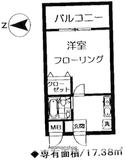 フレンド清水【4階】の間取り
