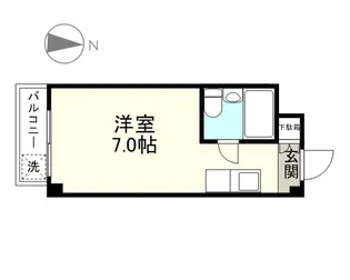 ドミール佐々木【3階】の間取り