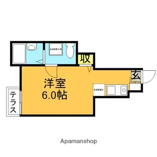 ハーベスト西荻【1階】の間取り