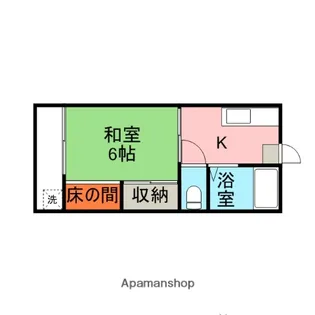 サンハイツ【1階】の間取り
