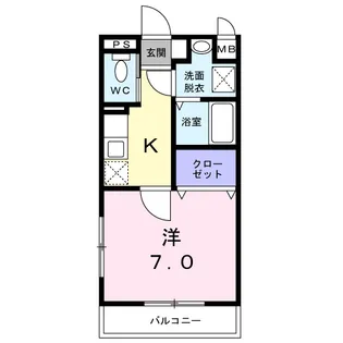 エーデルシュタイン【1階】の間取り