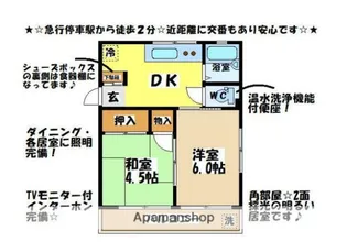 久我山サニーマンション【2階】の間取り