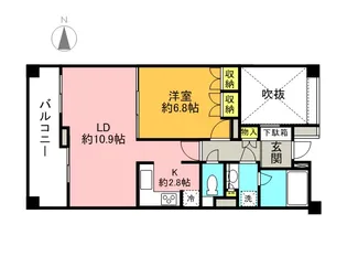 クラッサ成城【3階】の間取り