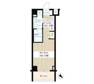 タキミハウス西早稲田【5階】の間取り