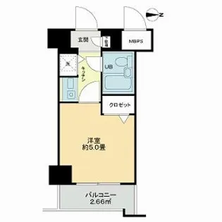 レクセル武蔵関【2階】の間取り