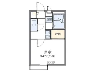 レオパレス大原B【2階】の間取り