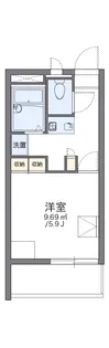 レオパレスサンフローラⅡ【3階】の間取り