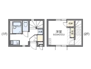 レオネクスト松ノ木【1階】の間取り