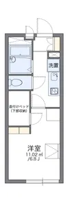 レオパレスΒ【2階】の間取り